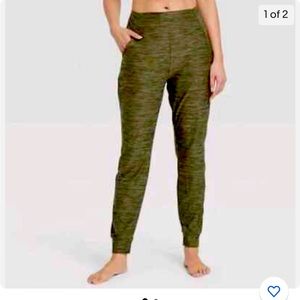 2/$25 NEW SOFT KNIT JOGGER LEGGINGS/PANT ASST’D PLUS SIZES HEATHER GREEN 2X & 4X